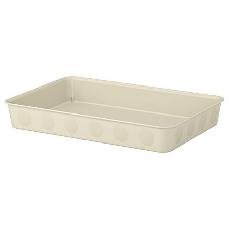 Органайзер, пластик/бежевый 25x35x5 см IKEA NOJIG НОЙИГ 804.770.41