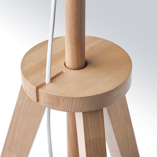 Светильник напольный, ясень/белый IKEA LAUTERS ЛАУТЕРС 804.050.49 - фото 5