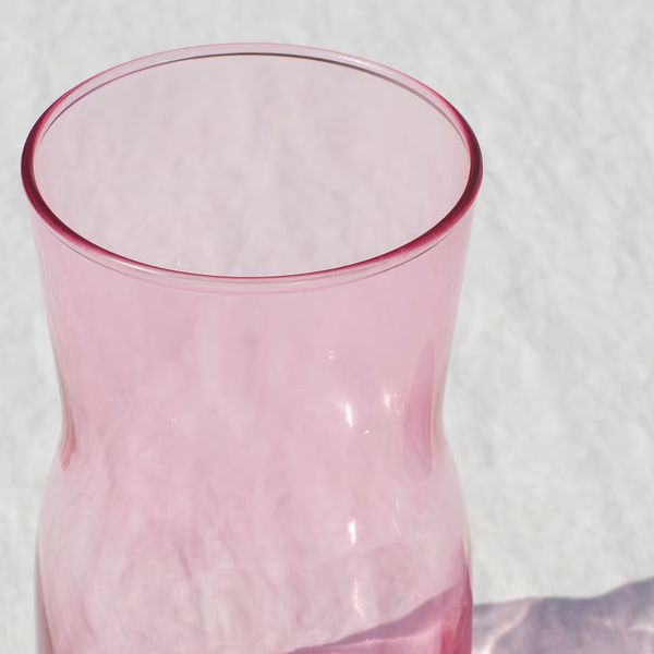TIDVATTEN Ваза - розовый 17 см - фото 2