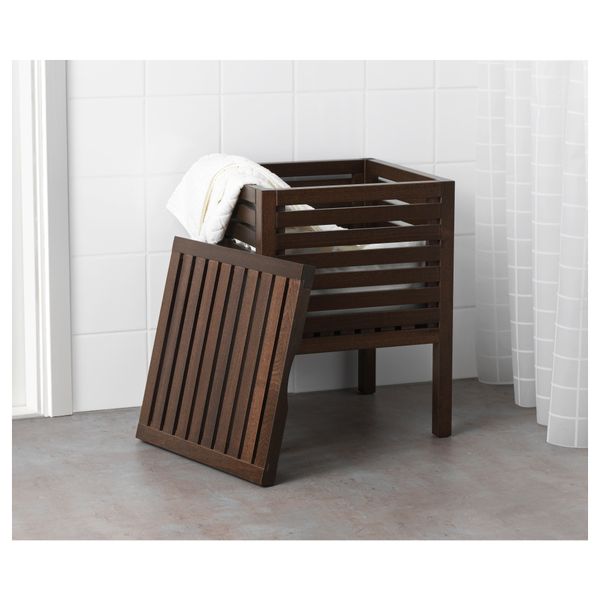 Табурет-ящик МОЛЬГЕР, темно-коричневый - фото 2