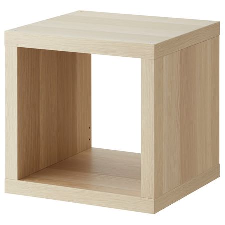 KALLAX Стеллаж - под беленый дуб 42x41 см