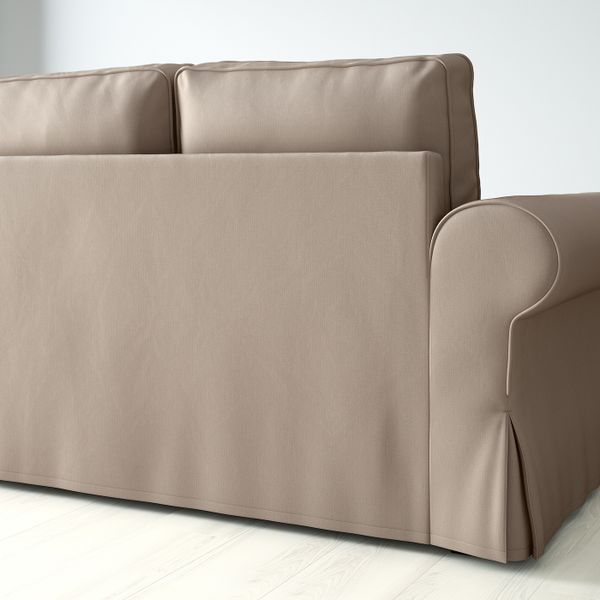 Диван-кровать с козеткой, Тигельшо бежевый IKEA БАККАБРУ 092.407.17 - фото 7