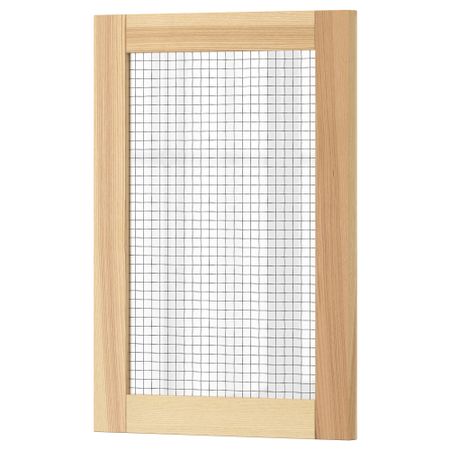 Стеклянная дверь ТОРХЭМН, естественный ясень