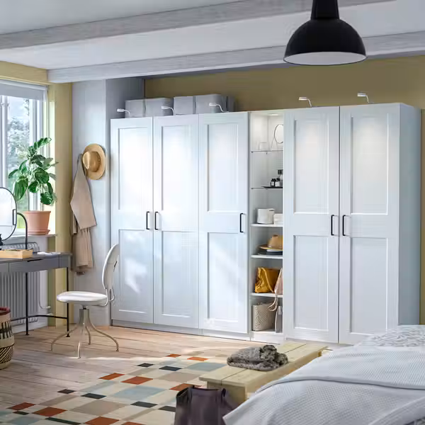 PAX / GRIMO Гардероб, комбинация - схема-чертеж с размерами