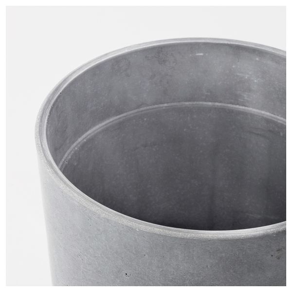 Кашпо БОЙСЕНБЭР, д/дома/улицы светло-серый - схема-чертеж с размерами