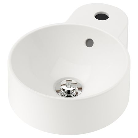 Накладная раковина, белый 29x39 см IKEA ГУТВИКЕН 003.555.81