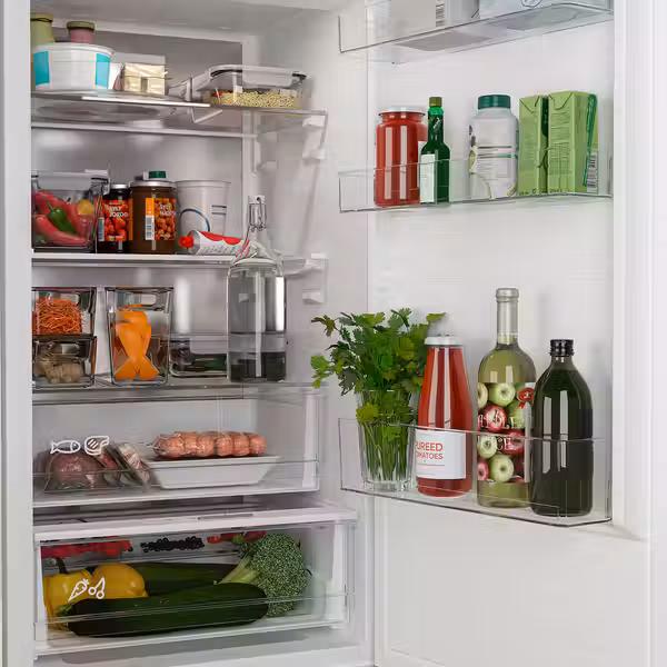 ÖVERNÄS ОВЕРНЭС Холодильник/ морозильник - IKEA 700 встраиваемый 193/74 л - фото 4