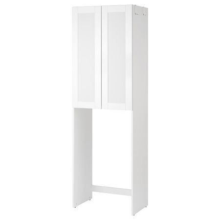 Шкаф для стиральной машины, Йельсен белый 64x40x203 см IKEA FISKÅN ФИСКОН 204.993.62