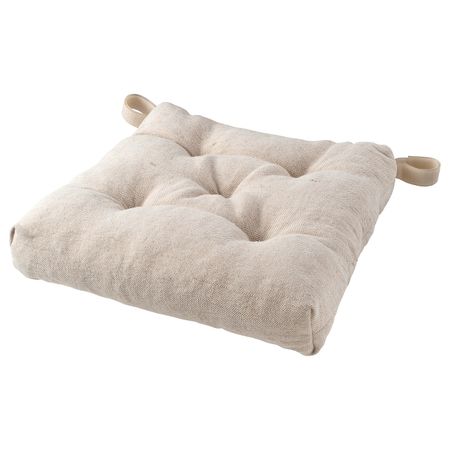 Подушка на стул, неокрашенный 40/35x38x7 см IKEA ETHLA ЭТЛА 804.828.20