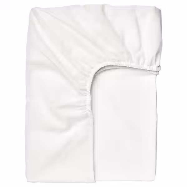 TAGGVALLMO Простыня натяжная - белый 90x200 см - фото 1