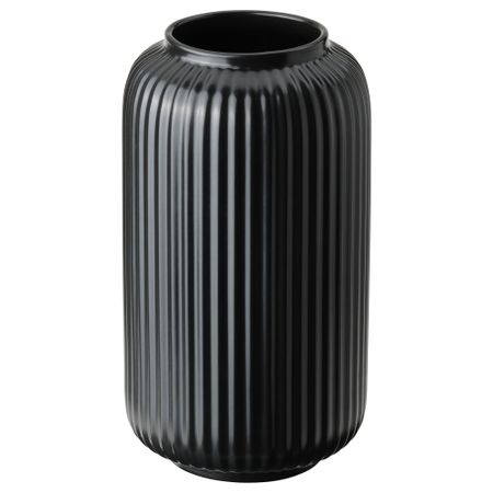 Ваза, черный, 22 см IKEA STILREN СТИЛРЕН 305.627.82