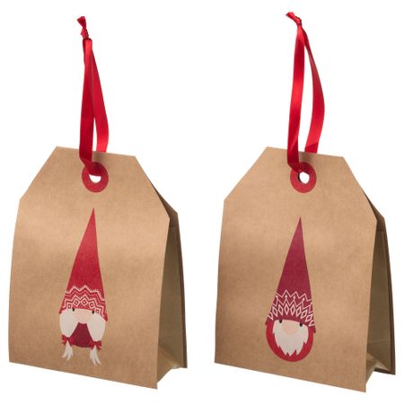 Подарочный пакет ВИНТЕР 2017, Санта Клаус (20x26 см)