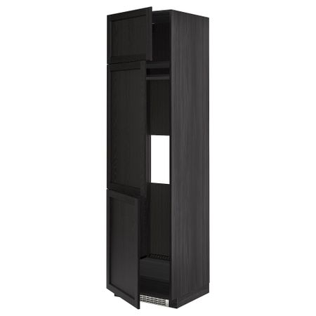 Высокий шкаф для холодильник, морозилки, 3 дверцы IKEA METOD МЕТОД 394.616.08