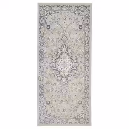 VEDBÄK Ковер, короткий ворс - светло-серый 80x180 см