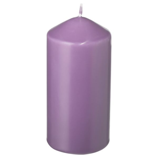 Неароматическая свеча формовая ДАГЛИГЕН, сиреневый (14 см) - фото 1