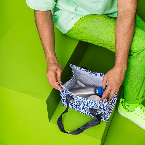 Сумка для/завтраков, с печатным рисунком IKEA VATTENDANS ВАТТЕНДАНС 604.981.34 - фото 5