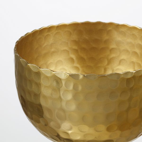 Миска, 10 см, золотой IKEA VINDFLÄKT 204.252.29 - схема-чертеж с размерами