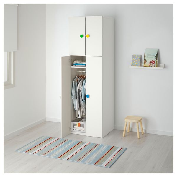 Гардероб 4-дверный СТУВА / ФОЛЬЯ, белый (60x50x192 см) - фото 2