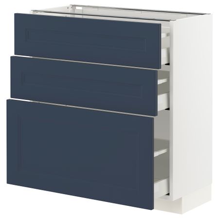 Напольный шкаф с 3 ящиками IKEA METOD МЕТОД, MAXIMERA МАКСИМЕРА 694.031.60
