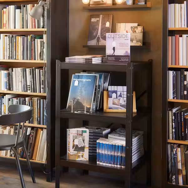 BROR Полка - чёрный 64x54 см - схема-чертеж с размерами