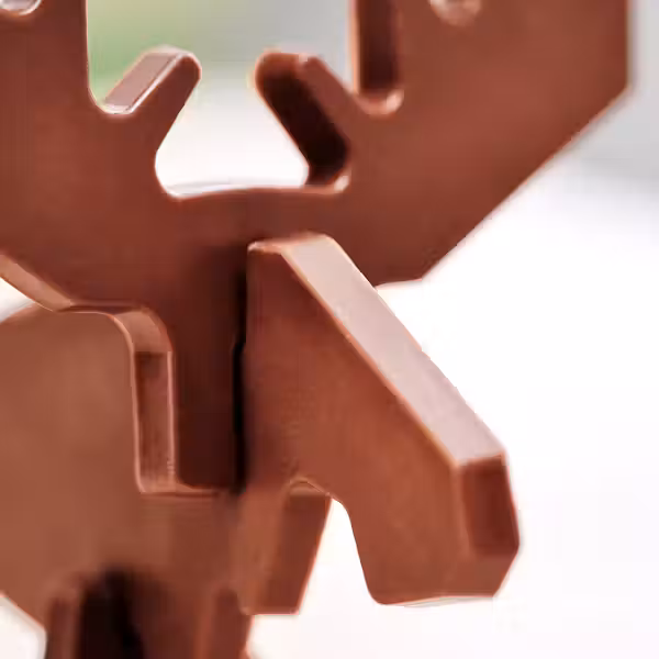 BELÖNING Молочный шоколад фигурный «Лось» - фото 2