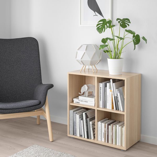 Комбинация шкафов с ножками, под беленый дуб 70x35x72 см IKEA EKET ЭКЕТ 393.068.77 - фото 2