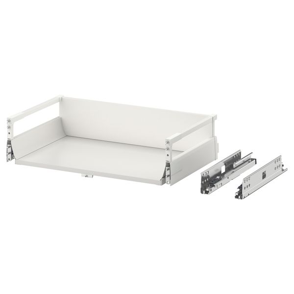 Средний ящик с нажимным механизмом, белый, 60x37 см IKEA EXCEPTIONELL ЭКСЕПТИОНЕЛЛЬ 004.478.21 - фото 2