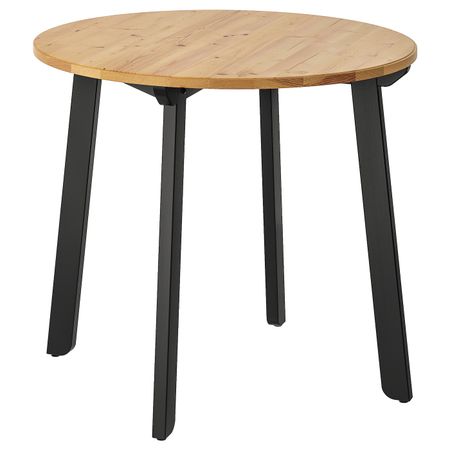 Стол, светлая морилка антик/черная морилка 85 см IKEA GAMLARED ГАМЛАРЕД 803.823.59