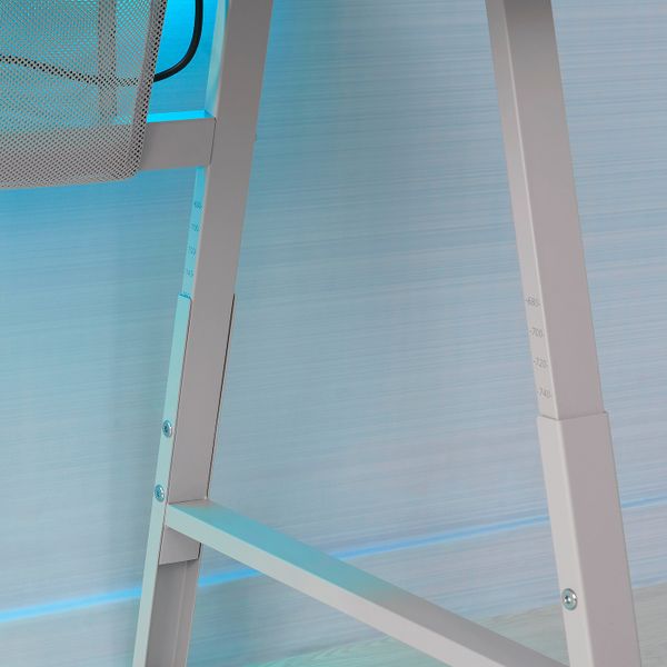 Геймерский стол, светло-серый 160x80 см IKEA UTESPELARE УТЕСПЕЛАРЕ 005.076.31 - фото 5