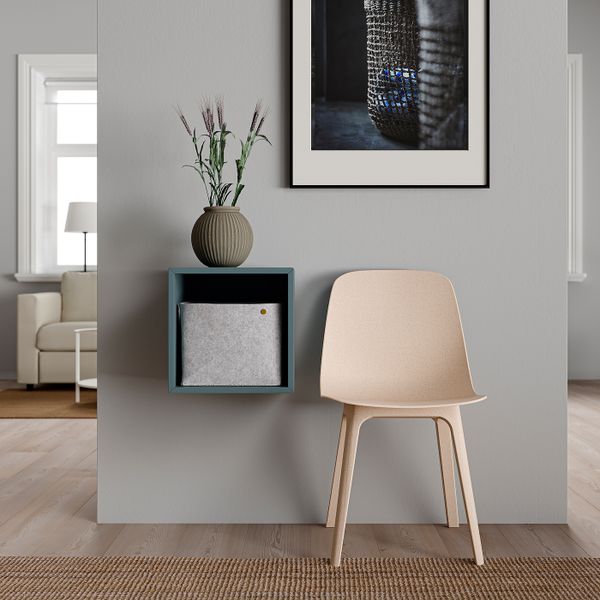 Навесной модуль, серо-бирюзовый 35x35x35 см IKEA EKET ЭКЕТ 993.854.90 - фото 3