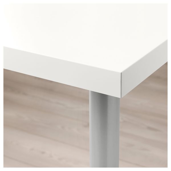 Стол ЛИННМОН / ТОРСКЛИНТ, белый, светло-серый (150x75 см) - схема-чертеж с размерами