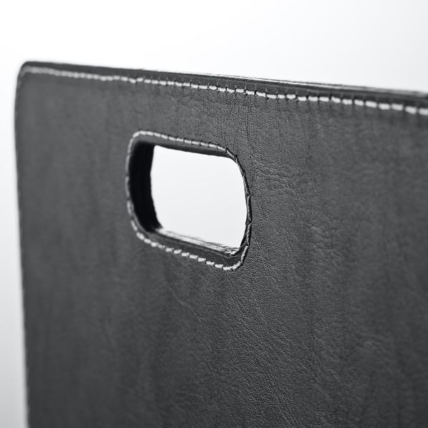 Подставка для канцелярских принадлежн, черный IKEA RISSLA РИССЛА 903.890.44 - схема-чертеж с размерами