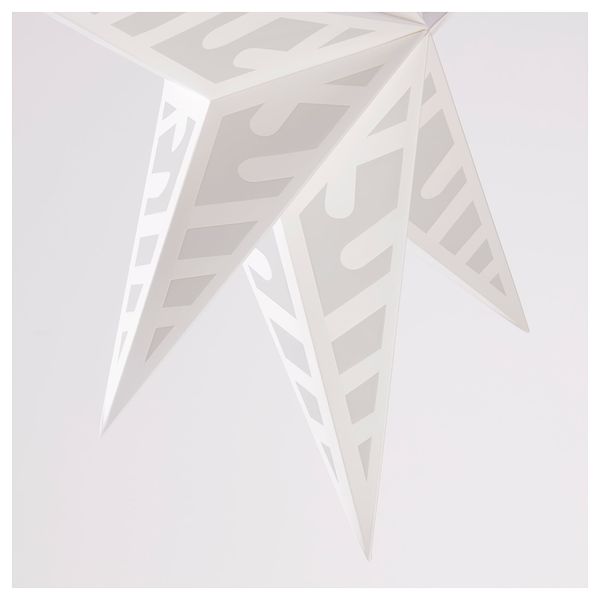 Абажур СТРОЛА, снежинка, белый (70 см) - фото 2