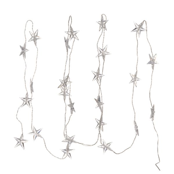 Гирлянда, 24 светодиода, звезда мигающий для сада золотой IKEA STRÅLA СТРОЛА 105.631.41 - фото 1