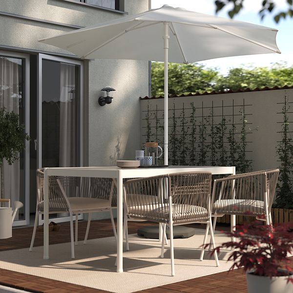 Зонт от солнца с опорой, 270 cm IKEA HÖGÖN ХЁГЁН 392.858.13 - фото 3