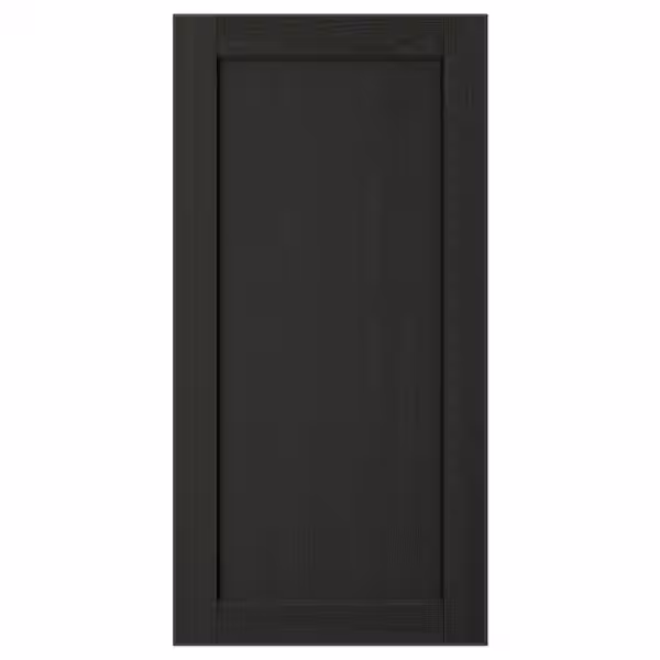 LERHYTTAN Дверь - черная морилка 40x80 см - фото 1