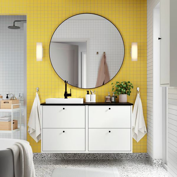 HAVBÄCK / ORRSJÖN ОРРШЁН Шкаф п-раковину/раковина/смеситель - фото 2