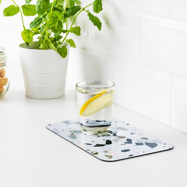 Поднос, с рисунком 14x24 см IKEA МЕДФЁРА 903.901.51 - фото 2