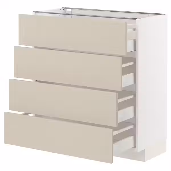 METOD / MAXIMERA Напольный шкаф 4 фасада/4 ящика - фото 1