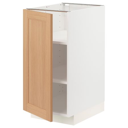 Напольный шкаф с полками, 40x60 см, белый IKEA METOD МЕТОД 294.383.07