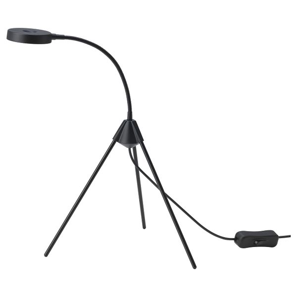 Настольная лампа, светодиодная, черный IKEA TRETTIOTRE ТРЕТТИОТРЕ 704.784.61 - фото 1