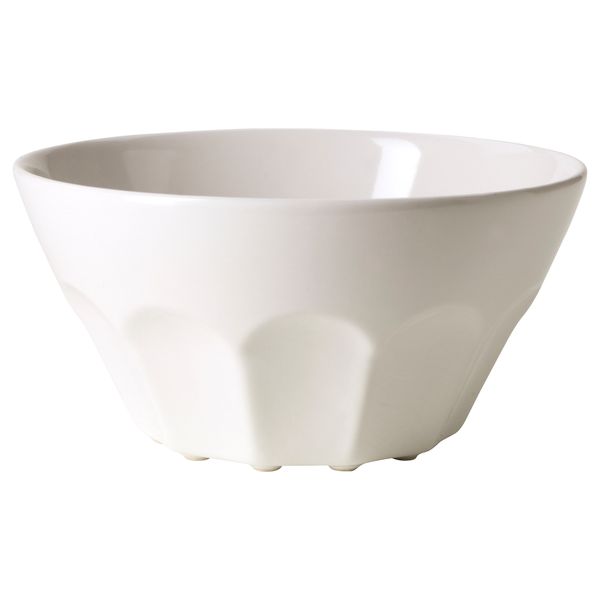 Миска ПОКАЛ, каменная керамика, белый (14 см) - схема-чертеж с размерами