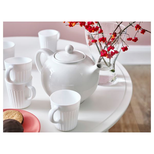 Кружка, белый 25 сл IKEA САННИНГ 303.784.73 - фото 4