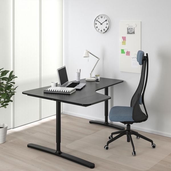 Угловой письменный стол левый, 160x110 cm IKEA BEKANT БЕКАНТ 192.828.01 - фото 3