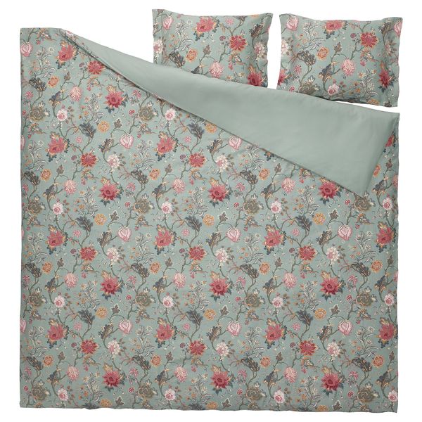 Пододеяльник и 2 наволочки, 200x200, 50x60 cm IKEA NÄSSELKLOCKA 305.185.05 - фото 5