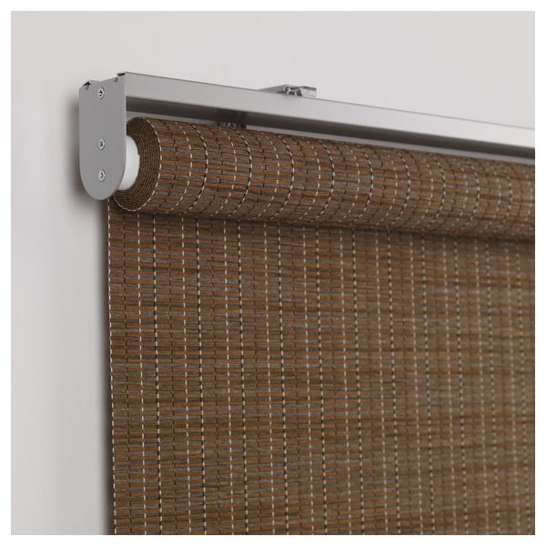 Рулонная штора БУСКТОФФЕЛЬ, темно-коричневый - схема-чертеж с размерами