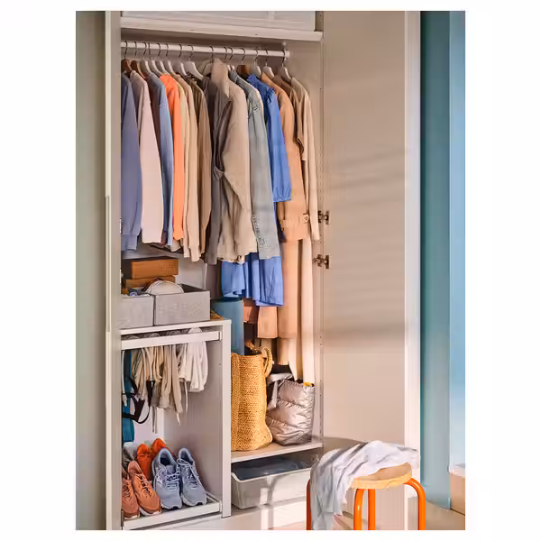 PAX Каркас гардероба - белый 100x58x236 см - фото 5