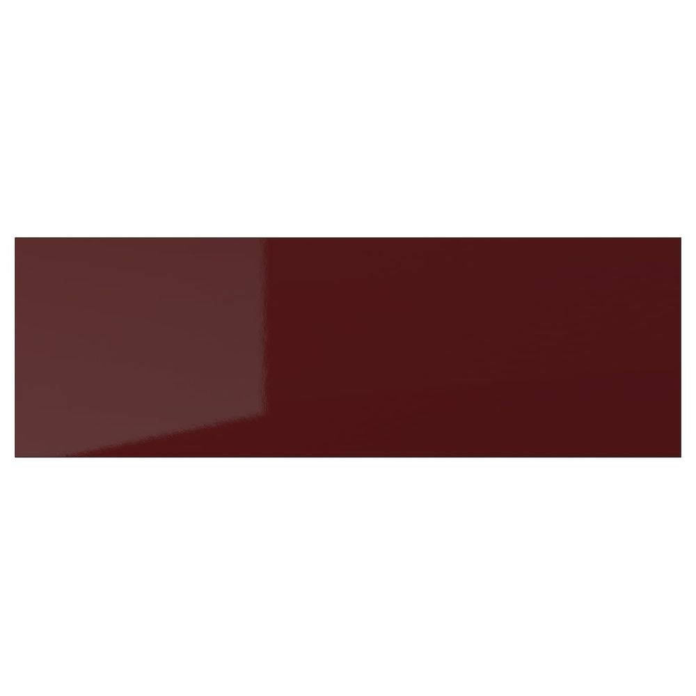 Фронтальная панель ящика, глянцевый темный красно-коричневый 60x20 см IKEA KALLARP КАЛЛАРП 504.348.64 - фото 1