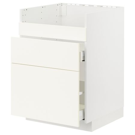 Напольный шкаф для мойки ХАВСЕН, 3 фасада, 2 ящика IKEA METOD МЕТОД, MAXIMERA МАКСИМЕРА 895.071.47