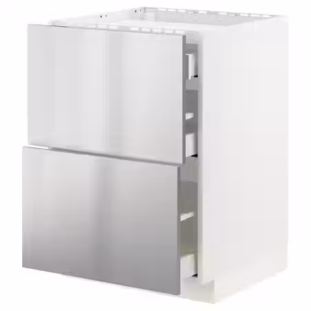 METOD / MAXIMERA Напольн шкаф/2 фронт пнл/3 ящика